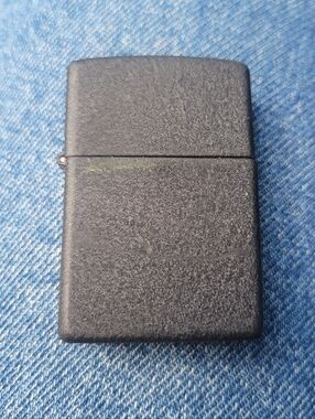 Black Textured Zippo Lighter, made in USA